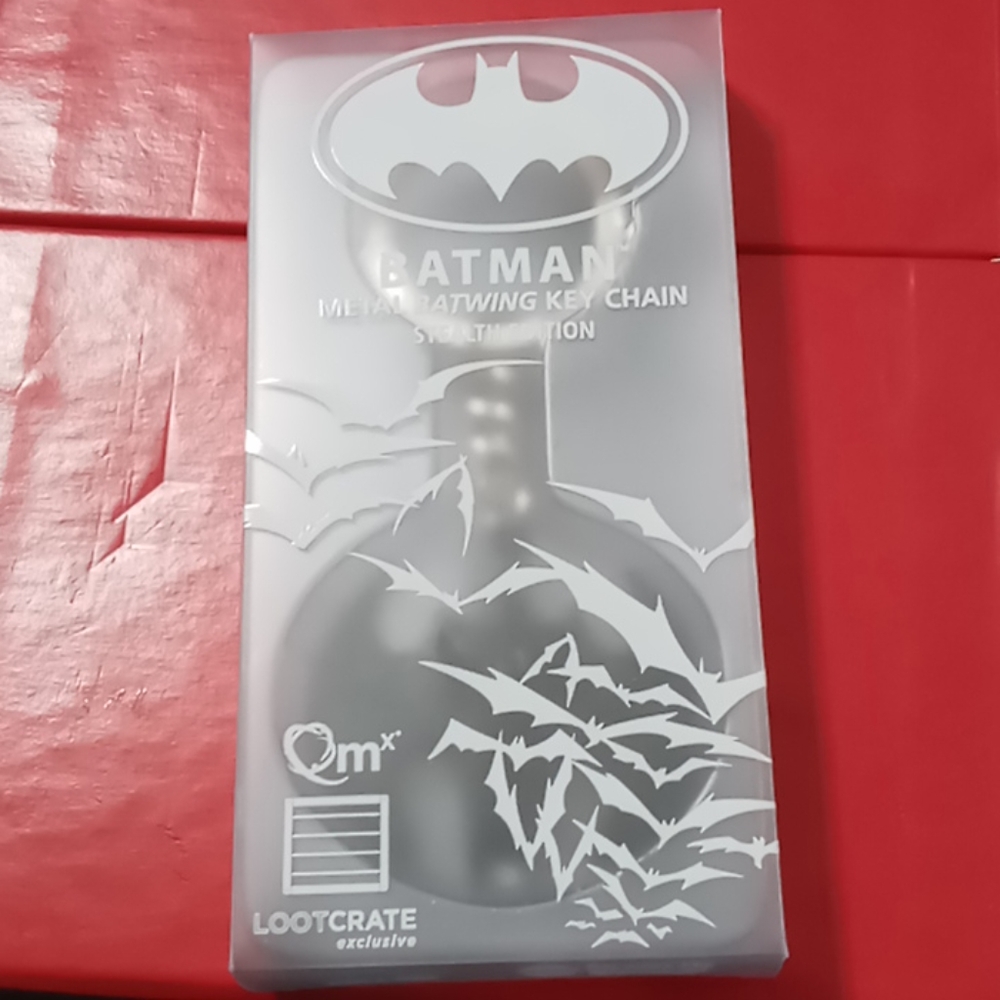 NIB Metal Batwing Key Chain Stealth Edition - Picture 3 of 4